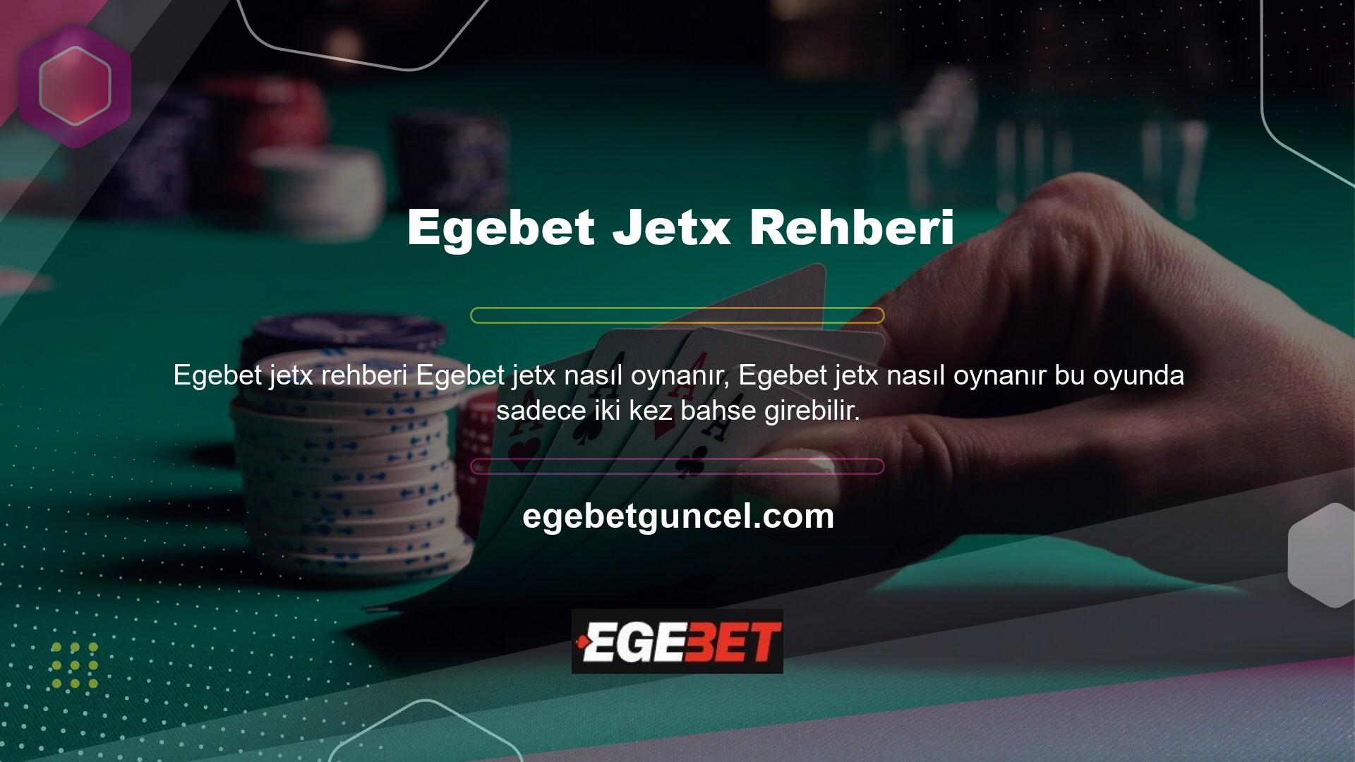 Egebet Jetx oyunu ile, herhangi bir güçlük olmadan oynamak istediğiniz bahis miktarını kolayca ayarlayabilirsiniz